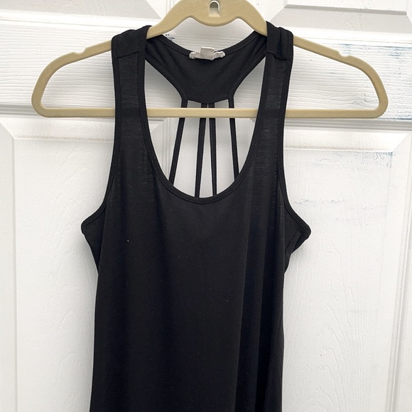 ZENANA OUTFITTERS | Black Jersey Maxi Dress with Racerback Medium - Picture 5 of 11